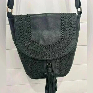 Ulu the label Crossbody Boho Bag - Black